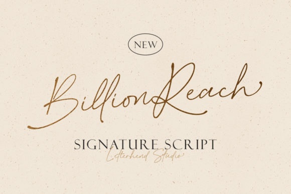 Billion Reach: The Elegant Handwritten Font for Timeless Design