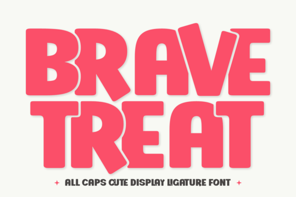 Brave Treat: A Bold and Playful Typographic Experience