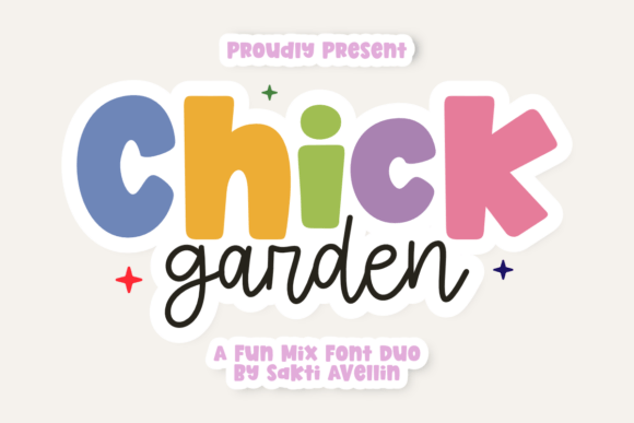 Chick Garden Duo: Where Playful Typography Meets Real-World Design Power