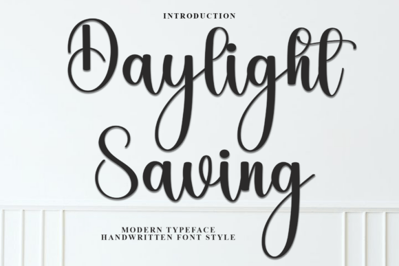 Daylight Saving: A Timeless Typographic Solution