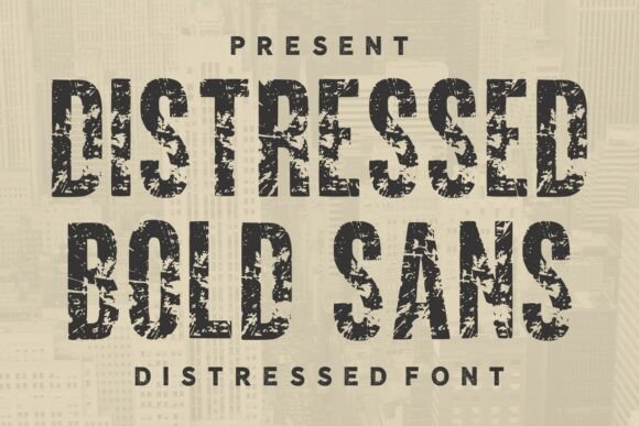 Distressed Bold Sans: The Font That Commands Attention