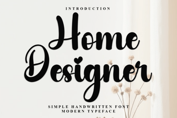 Home Designer Font