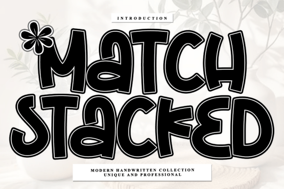 Match Stacked: A Typographic Statement for Modern Branding