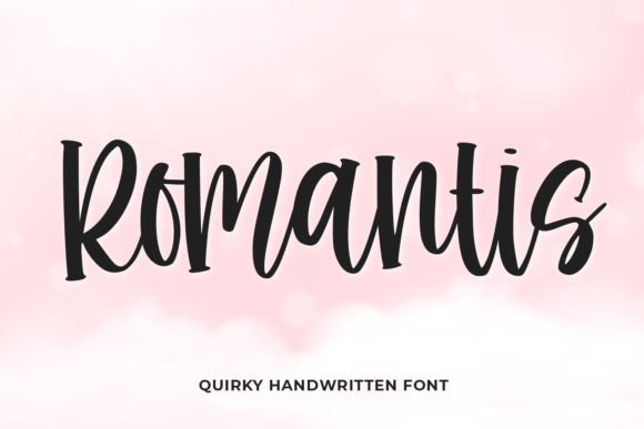 Romantis: A Playful Handwritten Font for Modern Design