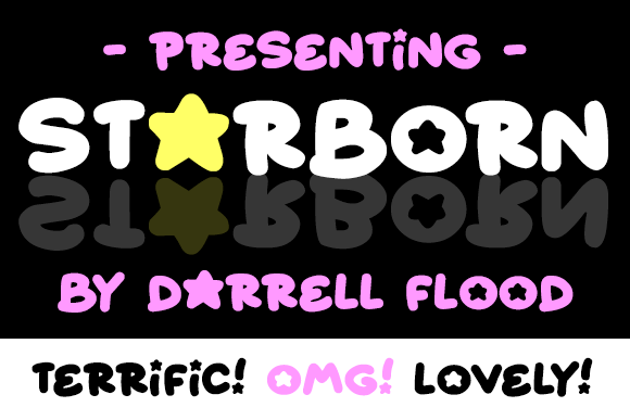 Starborn: A Playful, Star-Studded Font for Young Learners