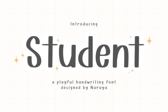 Student Font: A Joyful Addition to Your Creative Toolbox