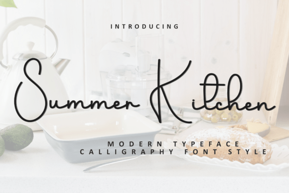 Summer Kitchen Font: A Stylish Choice for Creative Projects