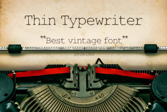 Thin Typewriter: Rustic Charm, Real Impact