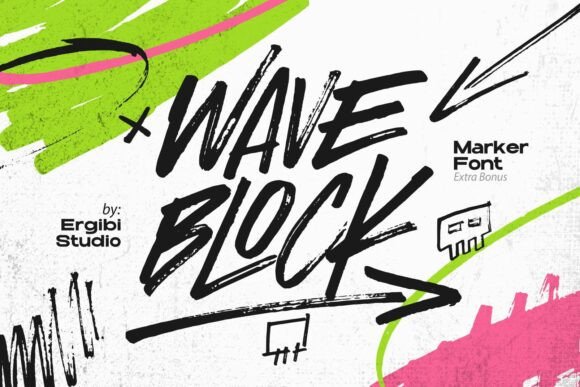Wave Block: Raw Energy in Every Letter